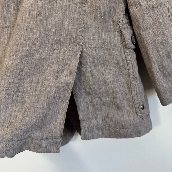 Joseph abboud 100% Linen sport coat 2 button blazer Tan Birdsey size XL NWT - Picture 15 of 16